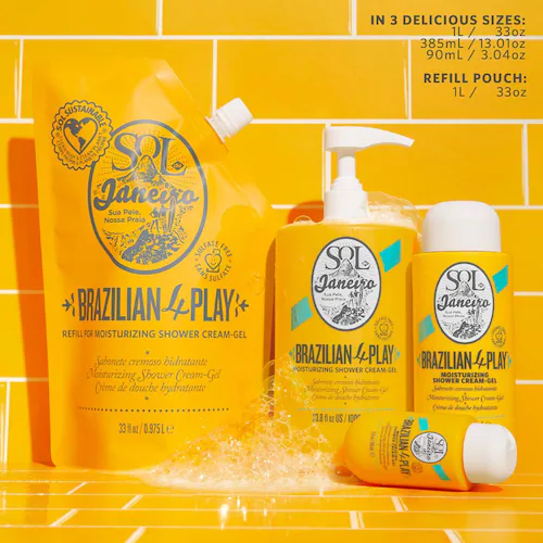 Brazilian Play Moisturizing Shower Cream-Gel - Image 3